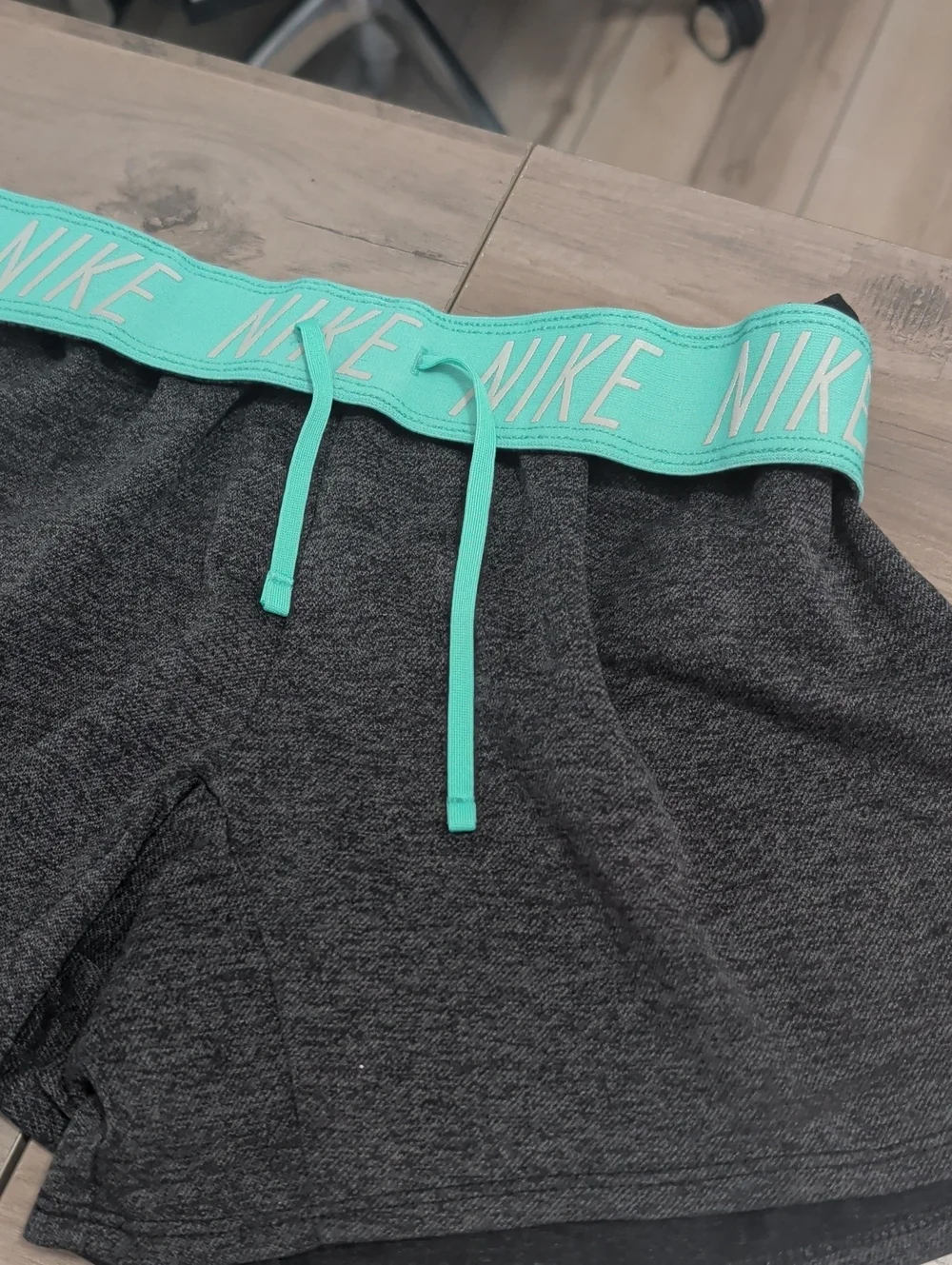 Nike Women’s Active Comfort Shorts In Charcoal Gray